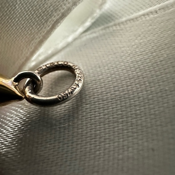 Tiffany & Co NEW Birthday Candle Charm Pendant Sterling Silver and Gold - NEW - Picture 6 of 10